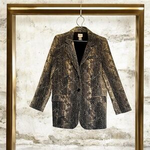 Chico's Women’s Calm Cobra Jacket Black Size 1